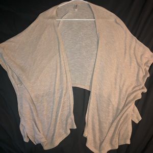 Tan colored cardigan